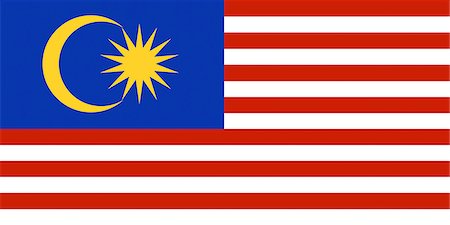 simsearch:622-03446449,k - Malaysia National Flag Foto de stock - Royalty Free Premium, Número: 622-03446482