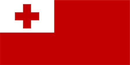 Tonga National Flag Foto de stock - Sin royalties Premium, Código: 622-03446516