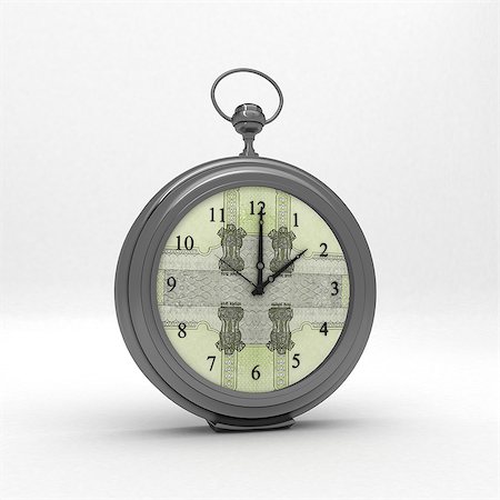 Close-up of a money clock Stockbilder - Premium RF Lizenzfrei, Bildnummer: 630-06724419