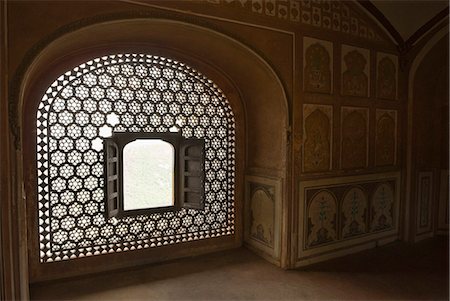 Window of a fort, Jaigarh Fort, Jaipur, Rajasthan, India Photographie de stock - Premium Libres de Droits, Code: 630-06721790