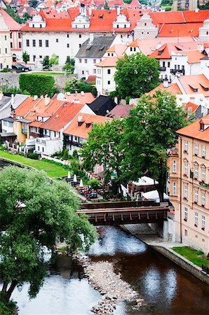 south bohemian region - Buildings in a city, Cesky Krumlov, South Bohemian Region, Czech Republic Stock Photo - Premium Royalty-Free, Code: 630-06722135