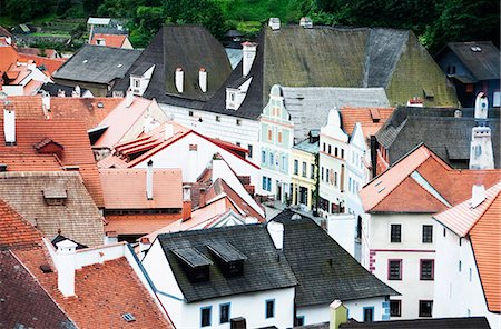 south bohemian region - Buildings in a city, Cesky Krumlov, South Bohemian Region, Czech Republic Stock Photo - Premium Royalty-Free, Code: 630-06722137