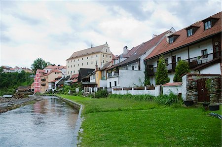 south bohemian region - Buildings in a city, Cesky Krumlov, South Bohemian Region, Czech Republic Stock Photo - Premium Royalty-Free, Code: 630-06722144