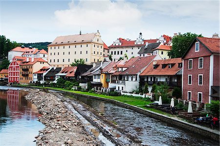 south bohemian region - Buildings in a city, Cesky Krumlov, South Bohemian Region, Czech Republic Stock Photo - Premium Royalty-Free, Code: 630-06722142