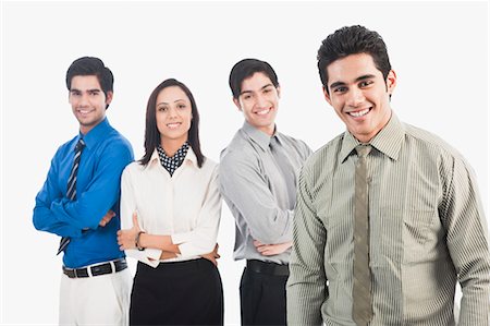 simsearch:630-06722626,k - Portrait of business executives smiling Stock Photo - Premium Royalty-Free, Code: 630-06722333