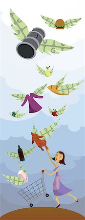 prometteur - Conceptual image representing inflation in economy Photographie de stock - Premium Libres de Droits, Code: 630-06723880