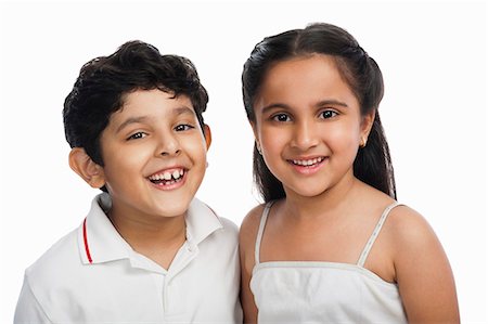 simsearch:630-07071810,k - Portrait of children smiling Stock Photo - Premium Royalty-Free, Code: 630-07071803