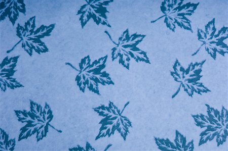 Close-up of a floral pattern on handmade paper Stock Photo - Premium Royalty-Free, Code: 630-01080430