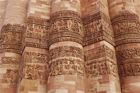 simsearch:630-01127126,k - Close-up of the stone wall of a monument, Qutub Minar, New Delhi, India Stock Photo - Premium Royalty-Free, Code: 630-01127222