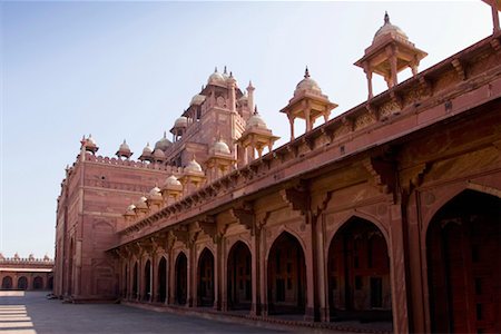 Courtyard of a mosque, Jami Masjid, Fatehpur Sikri, Uttar Pradesh, India Stock Photo - Premium Royalty-Free, Code: 630-01127793