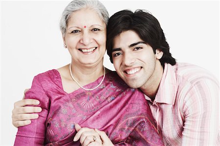 Portrait of a mature woman with her grandson Stock Photo - Premium Royalty-Free, Code: 630-01128680