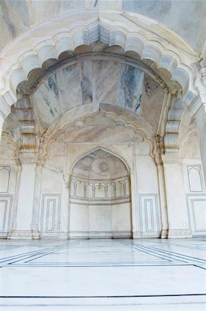 Interiors of a mosque, Mina Masjid, Agra Fort, Agra, Uttar Pradesh, India Foto de stock - Sin royalties Premium, Código: 630-01129176