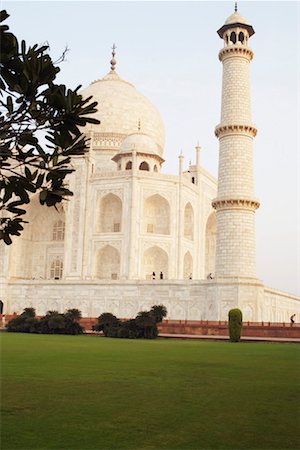 simsearch:630-01130201,k - Façade d'un mausolée, Taj Mahal, Agra, Uttar Pradesh, Inde Photographie de stock - Premium Libres de Droits, Code: 630-01130128