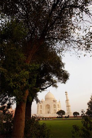 simsearch:630-01130848,k - Garden in front of a mausoleum, Taj Mahal, Agra, Uttar Pradesh, India Foto de stock - Sin royalties Premium, Código: 630-01130158