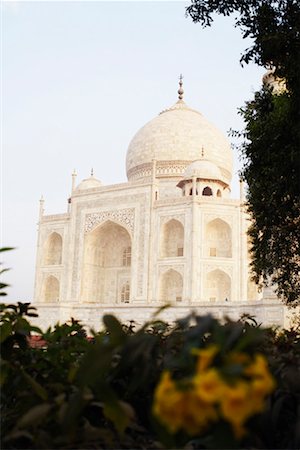 simsearch:630-01130201,k - Façade d'un mausolée, Taj Mahal, Agra, Uttar Pradesh, Inde Photographie de stock - Premium Libres de Droits, Code: 630-01130304