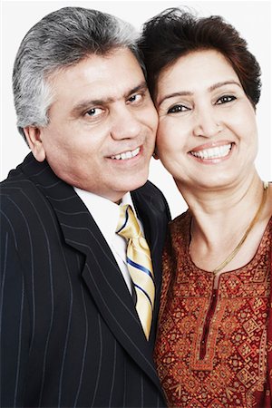 simsearch:640-01350079,k - Portrait of a mature couple smiling Stock Photo - Premium Royalty-Free, Code: 630-01131482