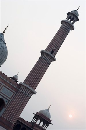 Low angle view of a mosque, Jama Masjid, New Delhi, India Stock Photo - Premium Royalty-Free, Code: 630-01191798