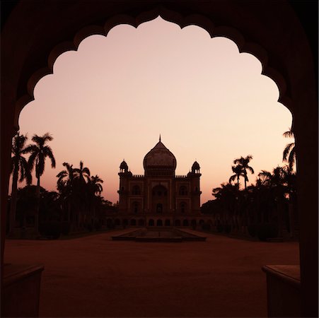 simsearch:630-01191795,k - Silhouette der ein Denkmal in der Abenddämmerung Safdarjung Grab, Neu Delhi, Indien Stockbilder - Premium RF Lizenzfrei, Bildnummer: 630-01191813