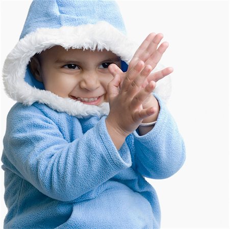 Close-up of a boy clapping Foto de stock - Sin royalties Premium, Código: 630-01491579