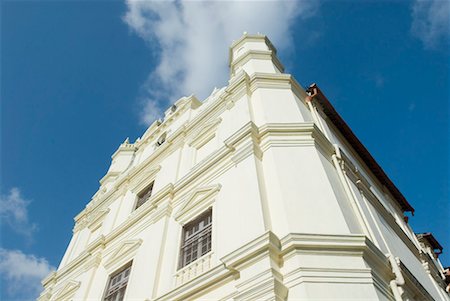 Low angle view of a church, Church of St. Francis of Assisi, Old Goa, Goa, India Foto de stock - Royalty Free Premium, Número: 630-01492475