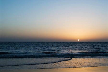 sunset goa - Sunset over the sea, Calangute Beach, Goa, India Stock Photo - Premium Royalty-Free, Code: 630-01492491