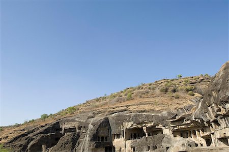 simsearch:630-01191904,k - Ruines des grottes d'Ellora, Aurangabad, Maharashtra, Inde Photographie de stock - Premium Libres de Droits, Code: 630-01709019