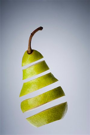 Close-up of sliced pear Stock Photo - Premium Royalty-Free, Code: 630-01709289
