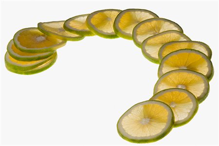 Close-up of lemon slices Stock Photo - Premium Royalty-Free, Code: 630-01709294