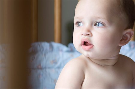 simsearch:630-01709612,k - Close-up of a baby boy looking away Stock Photo - Premium Royalty-Free, Code: 630-01709604