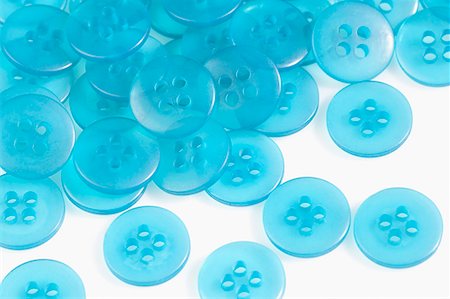 fashion circular - Close-up of sky blue buttons Stock Photo - Premium Royalty-Free, Code: 630-01709622