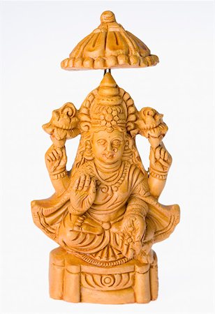 Close-up of a Laxmi idol Stock Photo - Premium Royalty-Free, Code: 630-01875724