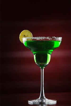 Close-up of a glass of margarita Stock Photo - Premium Royalty-Free, Code: 630-01875825