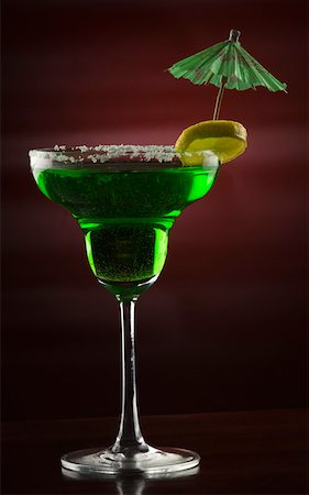 Close-up of a glass of margarita Stock Photo - Premium Royalty-Free, Code: 630-01875834