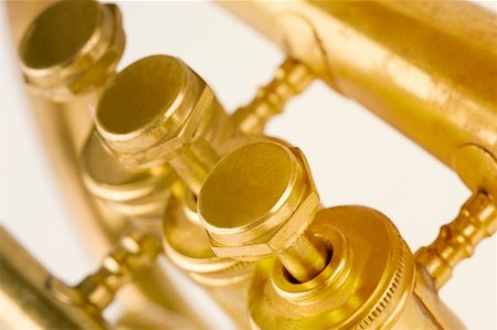 simsearch:630-01876228,k - Close-up of a trumpet Stock Photo - Premium Royalty-Free, Code: 630-01876088