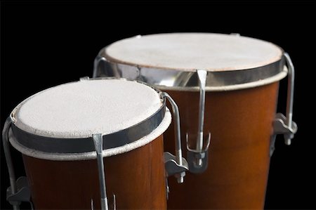 drum (instrument) - Close-up of conga drums Foto de stock - Sin royalties Premium, Código: 630-01876222