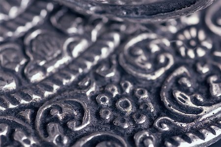 simsearch:630-01877901,k - Close-up of a carved metal sheet Stock Photo - Premium Royalty-Free, Code: 630-01877865