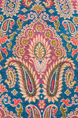 floral designs on fabrics - Close-up of embroidery on a fabric Stock Photo - Premium Royalty-Free, Code: 630-01877896