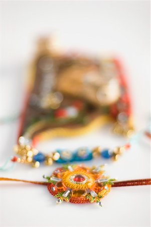rakhi - Close-up of a rakhi Stock Photo - Premium Royalty-Free, Code: 630-02219273
