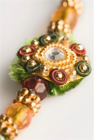 rakhi - Close-up of a rakhi Stock Photo - Premium Royalty-Free, Code: 630-02220031