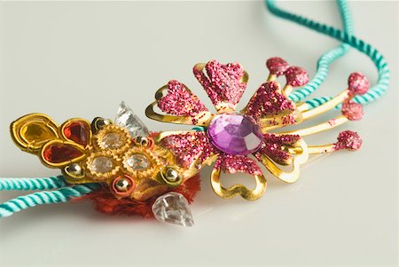 rakhi - Close-up of two rakhis Stock Photo - Premium Royalty-Free, Code: 630-02220442