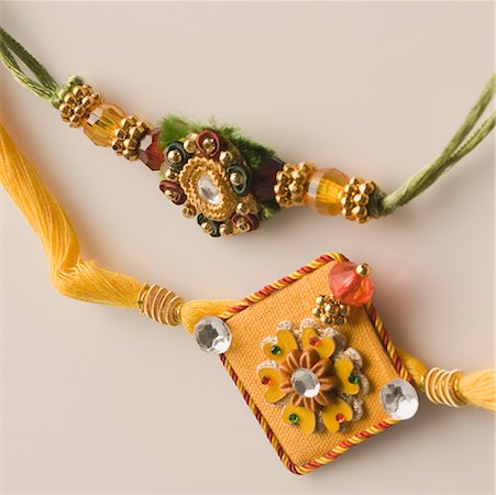 rakhi - Close-up of rakhis Stock Photo - Premium Royalty-Free, Code: 630-02220803