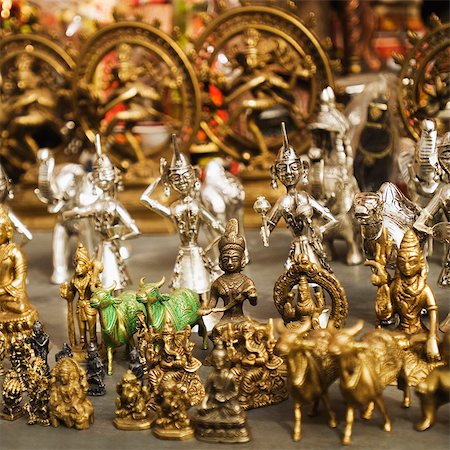 photography lord ganesha photos - Close-up of figurines Foto de stock - Sin royalties Premium, Código: 630-03479292