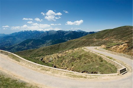 roads of india - High angle view of a curve road, Patnitop, Jammu and Kashmir, India Stock Photo - Premium Royalty-Free, Code: 630-03479332