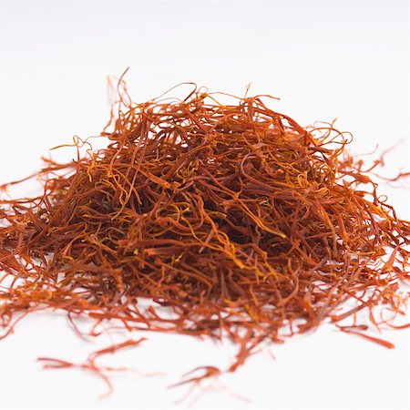 saffron - Close-up of saffron threads Stock Photo - Premium Royalty-Free, Code: 630-03480054