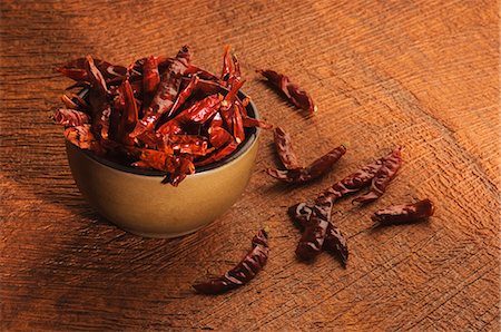 Red chili peppers in a bowl Stock Photo - Premium Royalty-Free, Code: 630-03480064