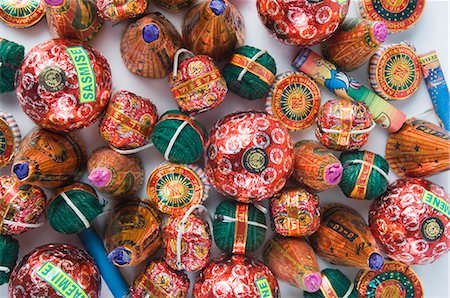 diwali cracker - Close-up of firecrackers Stock Photo - Premium Royalty-Free, Code: 630-03480138