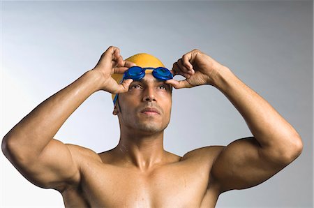 Close-up of a swimmer Stock Photo - Premium Royalty-Free, Code: 630-03480344