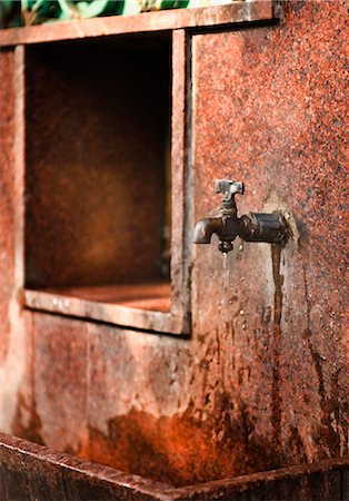 Close-up of a faucet, Delhi, India Stock Photo - Premium Royalty-Free, Code: 630-03480471