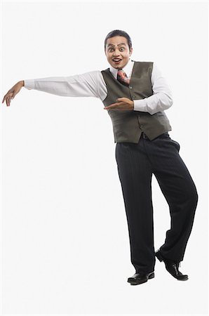 stage costume - Portrait of a mime gesturing Stock Photo - Premium Royalty-Free, Code: 630-03480622