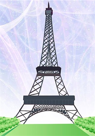 eiffel tower pictures clip art - Low angle view of a tower, Eiffel Tower, Paris, France Stock Photo - Premium Royalty-Free, Code: 630-03481913